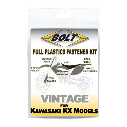 Bolt Body Work Fastener Kit Kawasaki KX125/250 '88-'89 KX500 '88-'04