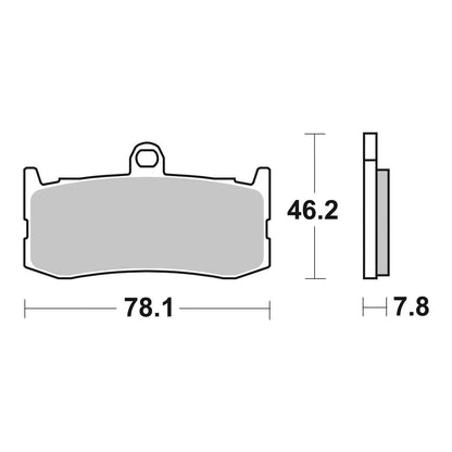 Brembo Prime Sinter Front Brake Pads 07GR06SA