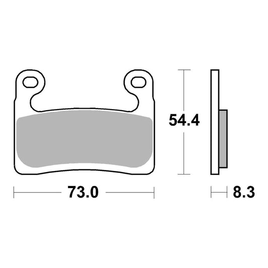 Brembo Prime Sinter Front Brake Pads 07GR90SA