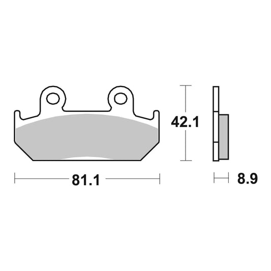 Brembo Prime Sinter Front Brake Pads 07HO21SA