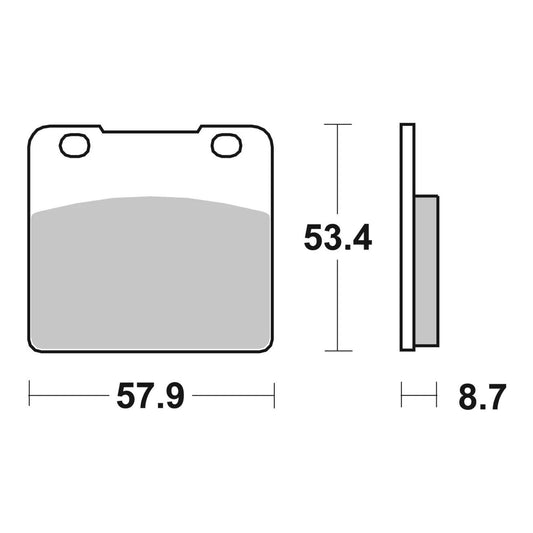 Brembo Prime Sinter Front Brake Pads 07SU06SA