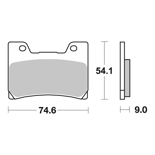 Brembo Prime Sinter Front Brake Pads 07YA24SA