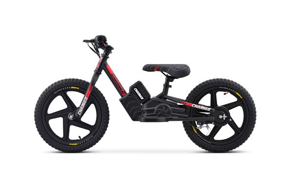 Balance Electric Bike Charged 12" Wheels - Red 200W