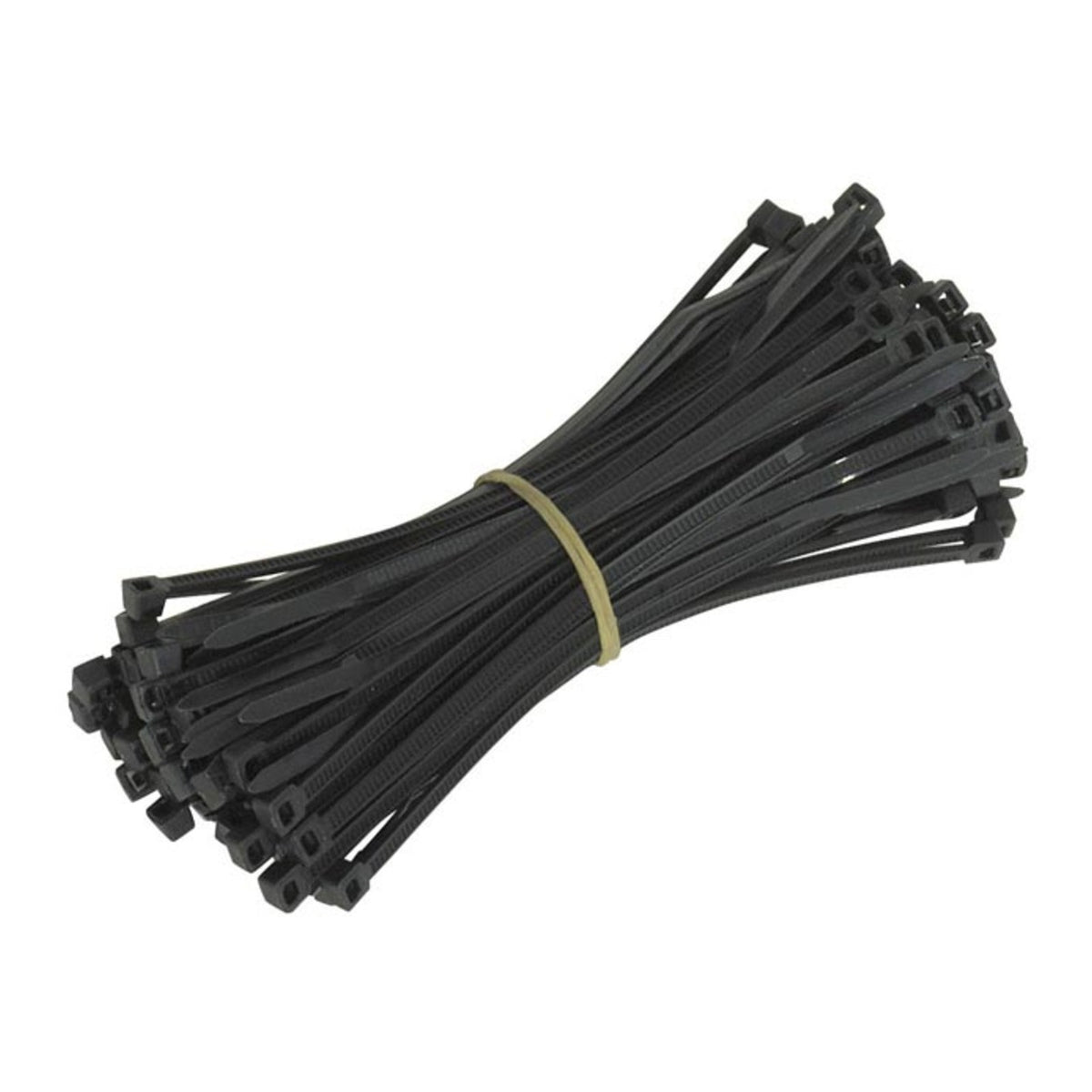 Whites Cable Ties 300 x 4.8mm 100pcs/Bag Black