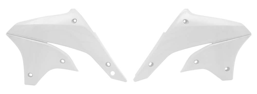 RADIATOR SHROUDS RTECH KAWASAKI  KLX450R 07-16 WHITE