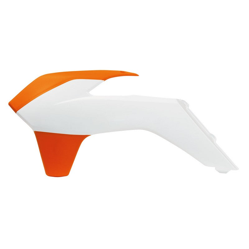 RADIATOR SHROUDS RTECH WHITE ORANGE