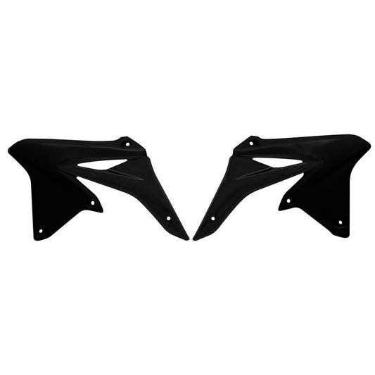 RADIATOR SHROUDS RTECH MADE IN ITALY SUZUKI RMZ250 10-18  BLACK