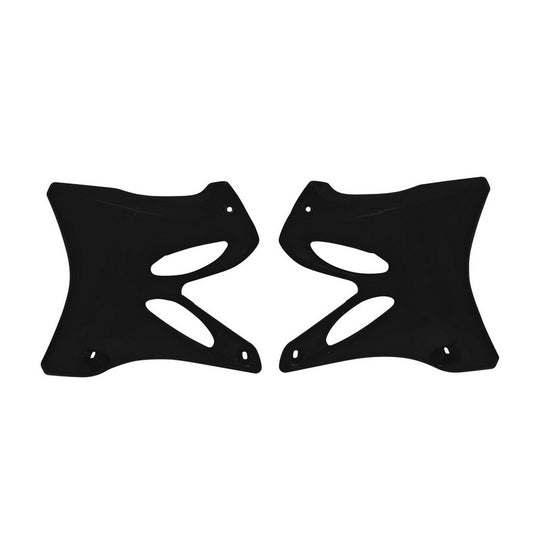 RADIATOR SHROUDS RTECH YZ125 YZ250 02-14 BLACK