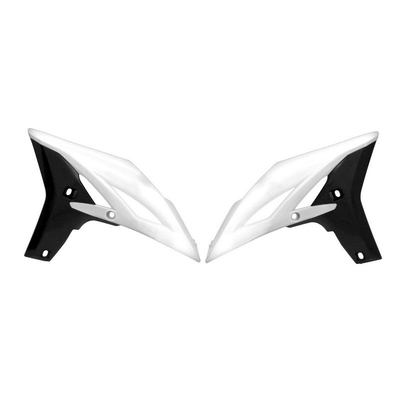 RADIATOR SHROUDS RTECH YZ250F 10-13 WR450F 12-15 WHITE BLACK
