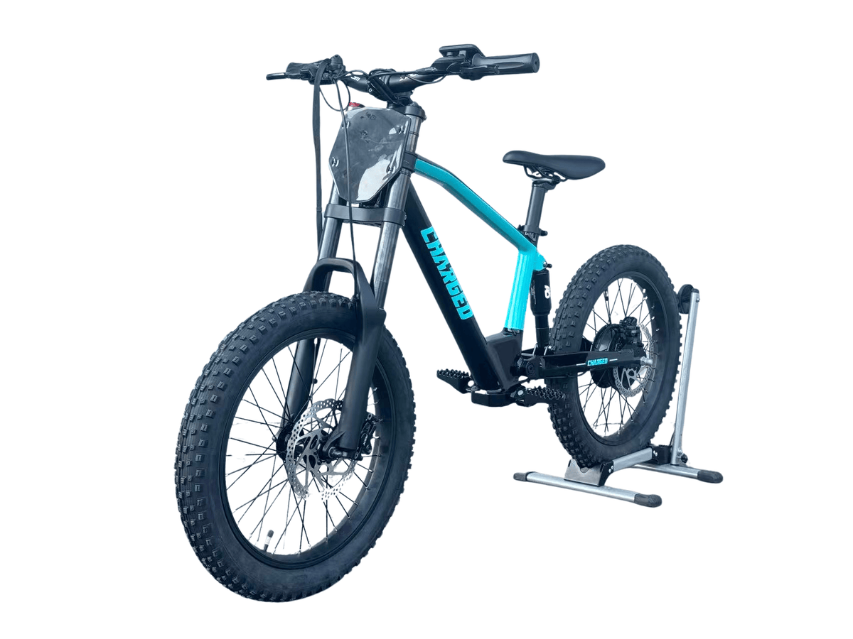 Charged Electric Balance Bike 20" Wheels 750W Dual Suspension