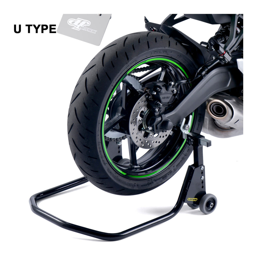UNIT Street Bike Rear Paddock Adjustable Stand - Black