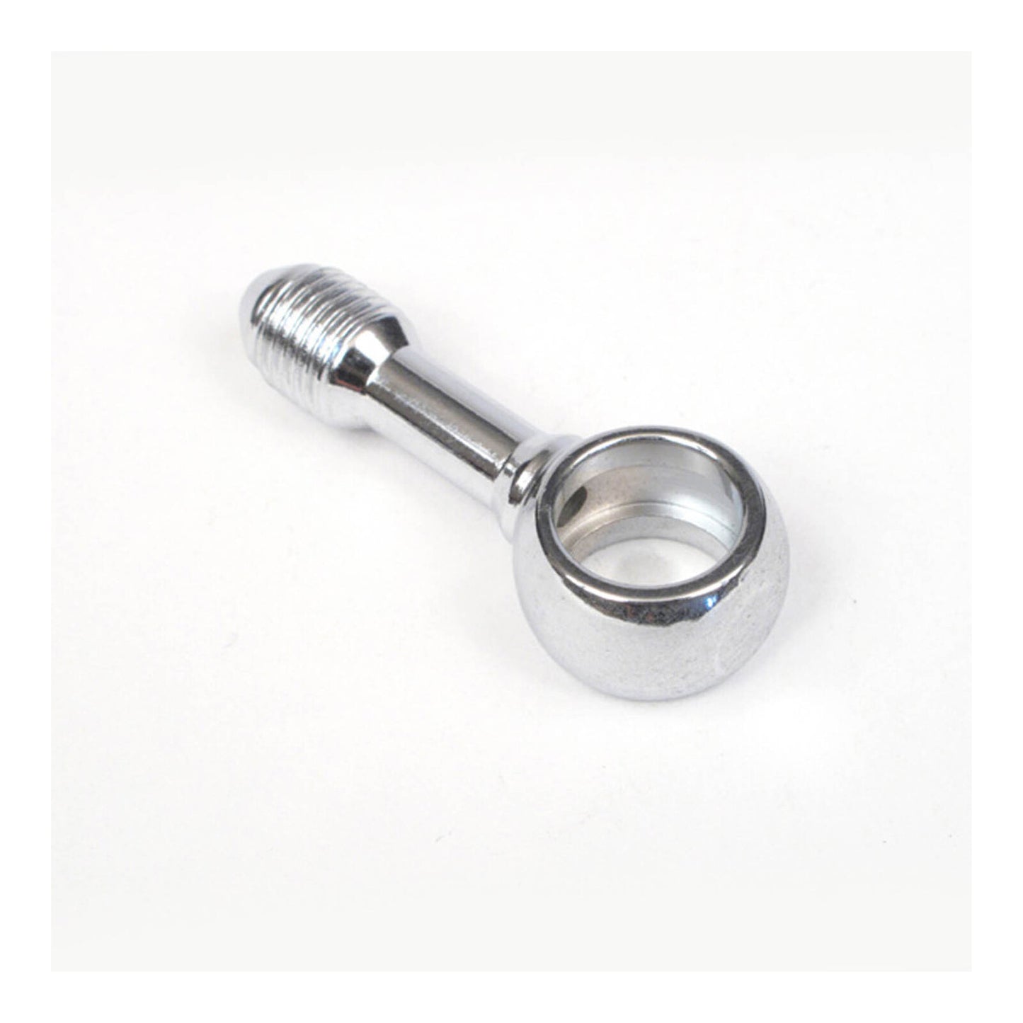 Whites Brake - 11mm (7/16) Banjo - Straight - Chrome Steel