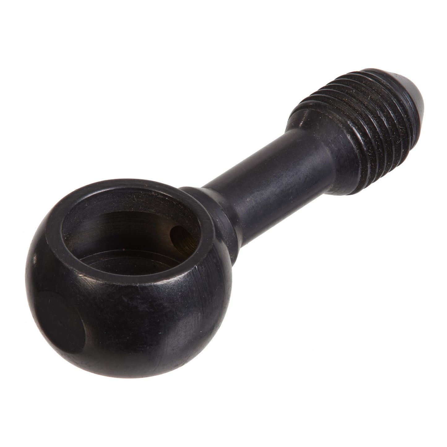 Whites Brake - 11mm (7/16) Banjo - Straight - Steel Black