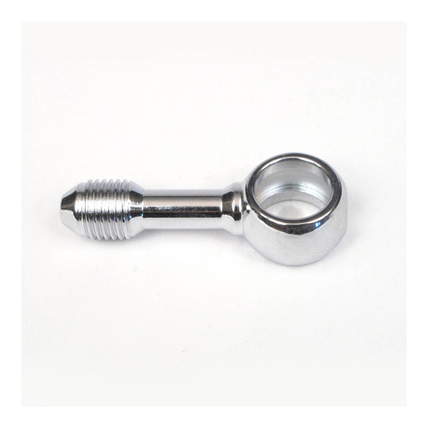 Whites Brake - 11mm (7/16) Banjo - Straight - Chrome Steel