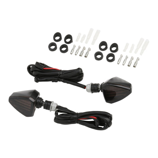 DRC 601 LED Flasher Lights (12V / Smoke / Pair)