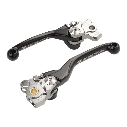 Zeta Pivot Lever Set FP - Kawasaki - Black