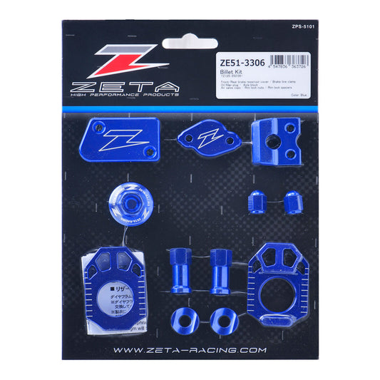 Zeta Billet Kit - Yamaha YZ125 / YZ250 (2009+) - Blue