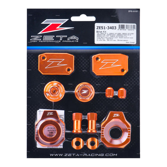 Zeta Billet Kit - KTM EXC / EXC-F - Orange