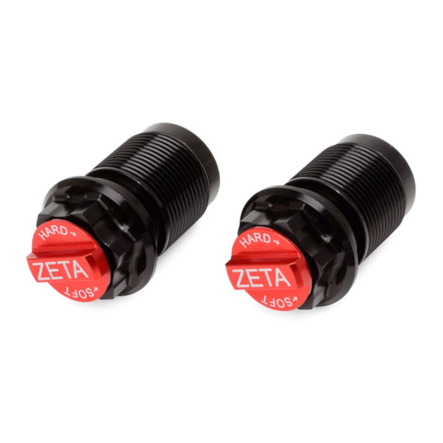 Zeta Front Fork Bottom Adjuster KYB AOS - Black/Red 2pcs