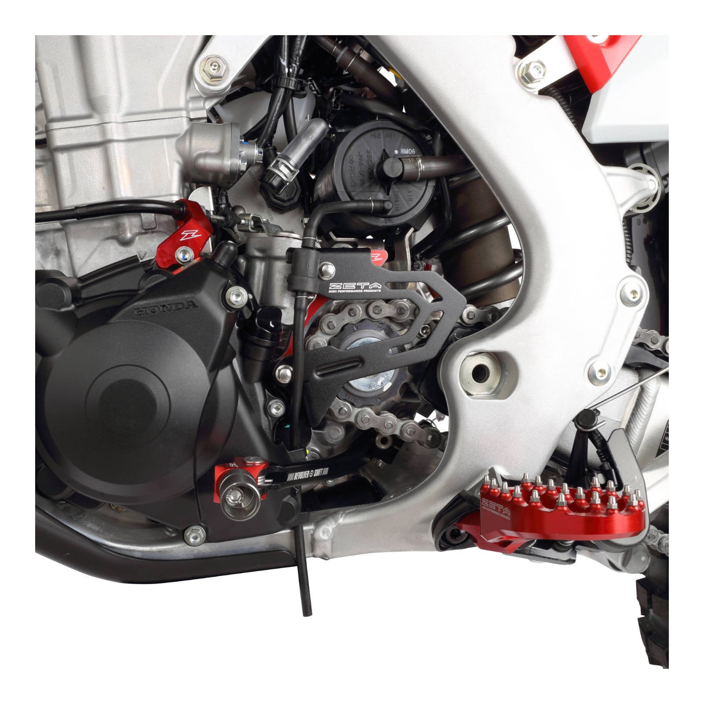 Zeta Case Saver with Cover for CRF450L/X '19-'20, CRF450RL '21- - Red