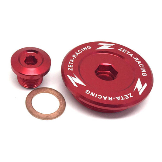 Zeta Engine Plugs Suzuki DRZ400S/SM '00- - Red