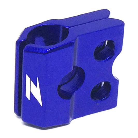 Zeta F-Brake Line Clamp Kawasaki KXF/KLX, Suzuki RM/RMZ - Blue