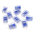 WHITES FUEL FILTER RECTANGULAR 7mm (PKT = 10) (6mmHose)