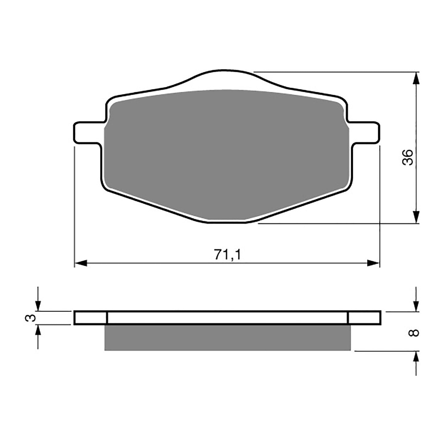 GOLDfren Brake Pads - K5 Off-Road Racing