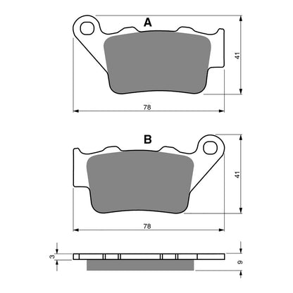 GOLDfren Brake Pads - K5 Off-Road Racing