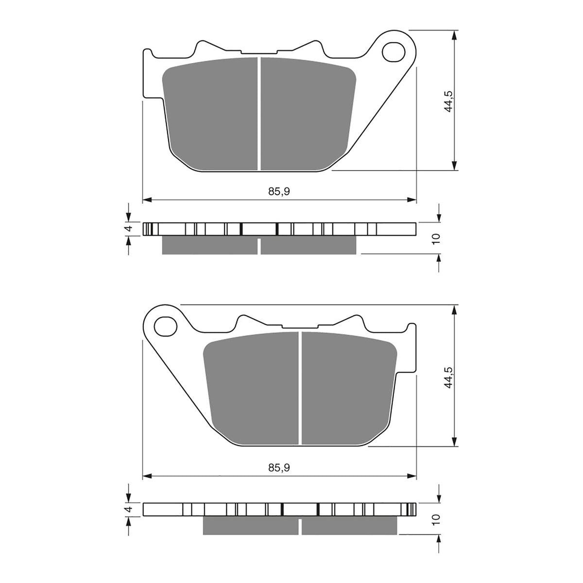 GOLDfren Brake Pads - S3 Sintered Sports