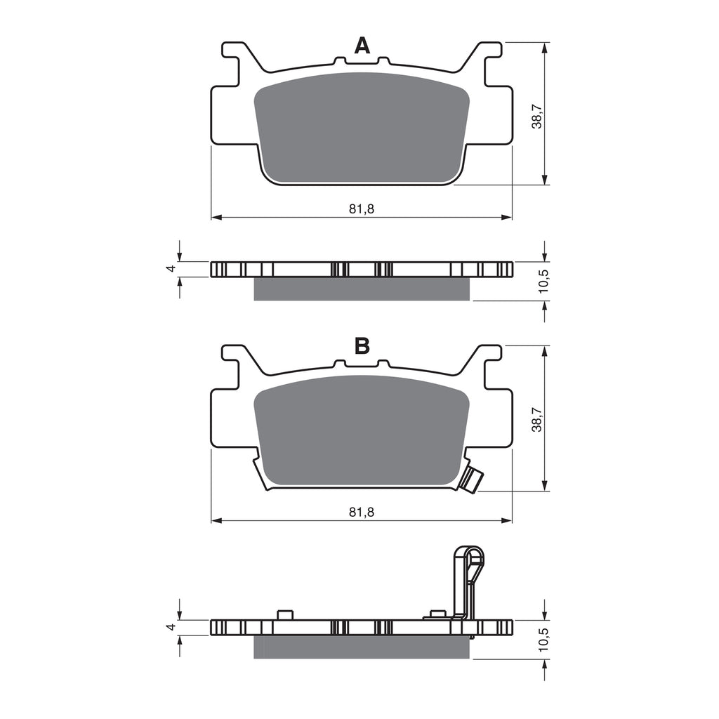GOLDfren Brake Pads - K5 Off-Road Racing