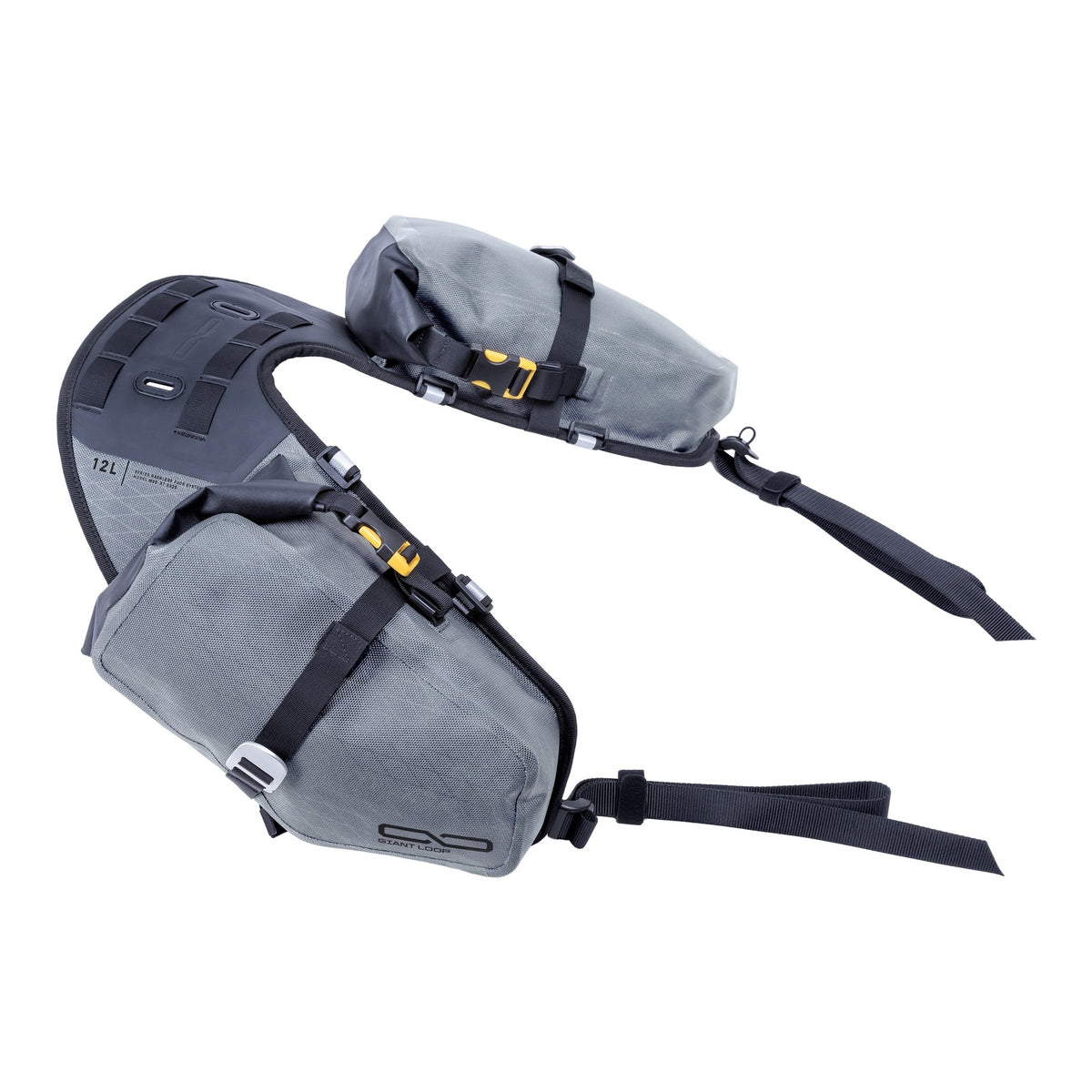 Giant Loop Mojavi Saddlebag ’26 - Grey (12L)