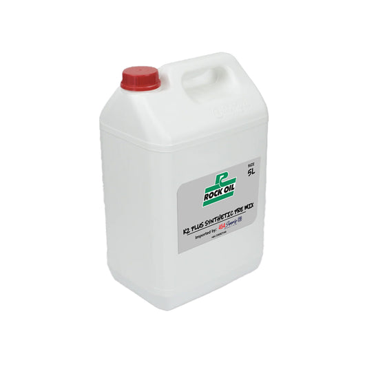 SYNTHETIC PRE MIX RACING OIL K2 PLUS ROCK OIL 5L *DECANT*