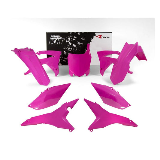 PLASTICS KIT RTECH HONDA CRF250R 14-17 CRF450R 13-16 PINK