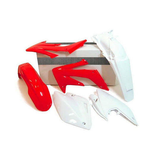 PLASTICS KIT RTECH W/ FRONT & REAR FENDERS SIDEPANELS & RADIATOR SHROUDS HONDA CRF250X 04-19