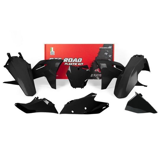 PLASTICS KIT RTECH GASGAS MC125 MC250 MC250F MC350F MC450F 2021-ON BLACK