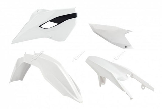 PLASTICS KIT RTECH HUSABERG TE125 TE250 TE300 FE350 13-14 WHITE