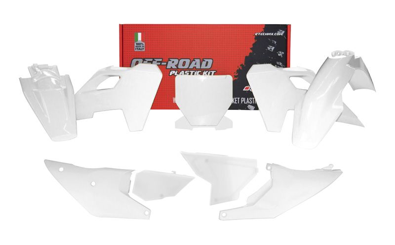 PLASTICS KIT RTECH INCLUDES FRONTFENDER, REAR FENDER, SIDEPANELS, AIR BOX COVER & FRONT NUMBER PLATE