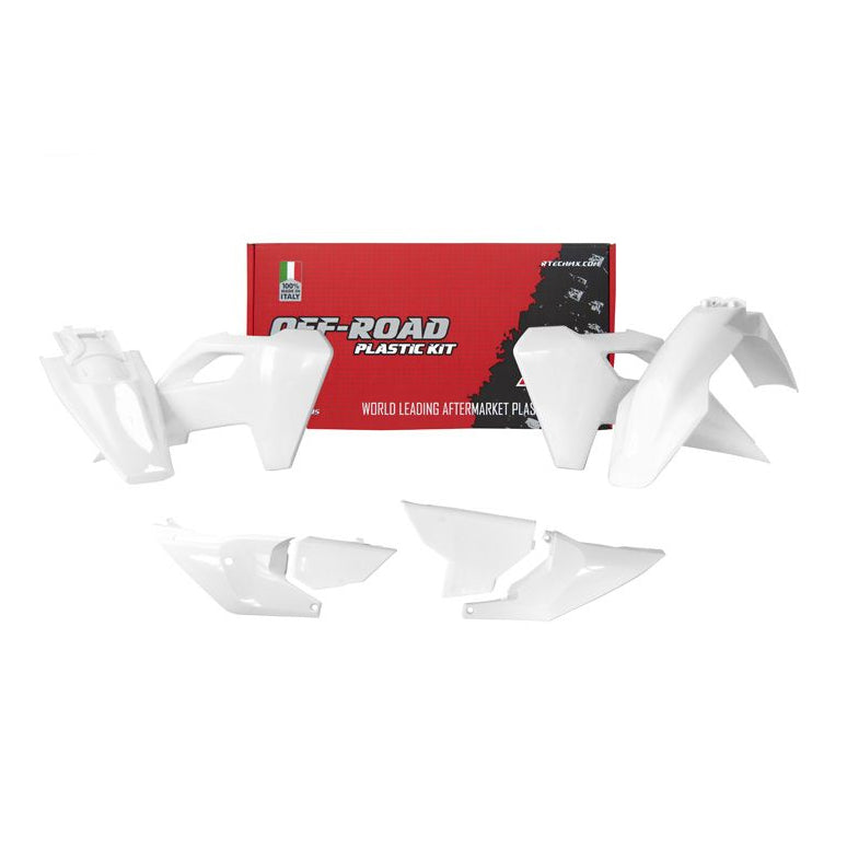 PLASTICS KIT RTECH INCLUDES FRONTFENDER, REAR FENDER, SIDEPANELS, AIR BOX COVER & FRONT NUMBER PLATE