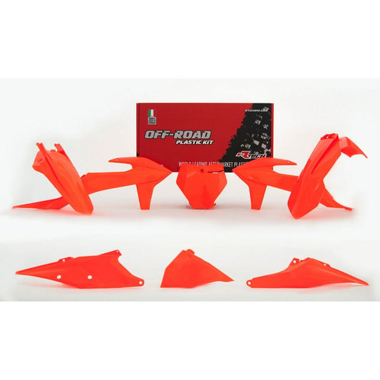 PLASTICS KIT RTECH KTM 125SX 150SX 250SX 250SXF 350SXF 450SXF 250XCF 350XCF 450XCF NEON ORANGE