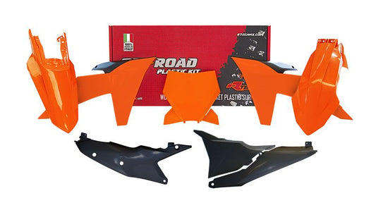 PLASTICS KIT RTECH INCLUDES FRONT & REAR FENDERS RADIATOR SHROUDS SIDEPANELS AIRBOX COVER