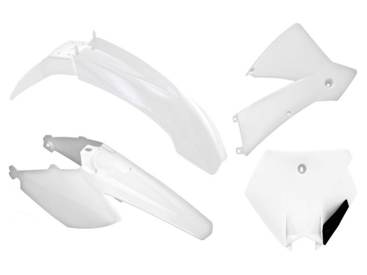 PLASTICS KIT RTECH 4 PIECE WHITE KTM 85 SX 06-12