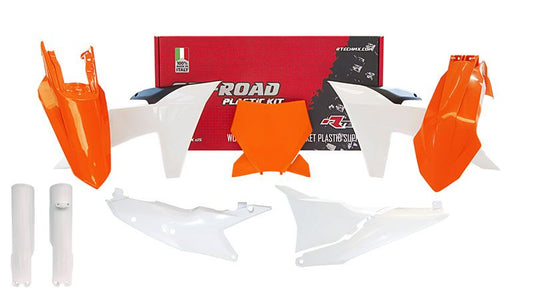 PLASTICS KIT RTECH INCLUDES FRONT & REAR FENDERS RADIATOR SHROUDS SIDEPANELS AIRBOX COVER