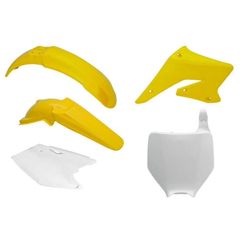 PLASTIC KIT RTECH FRONT&REAR FENDERS, SIDEPANELS & RADIATOR SHROUDS RMZ450 2007 STANDARD COLOUR