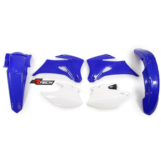 PLASTICS KIT RTECH FRONT FENDER REAR FENDERS MX STYLE SIDEPANELS &RADIATOR SHROUDS WR250F 450F 05-06