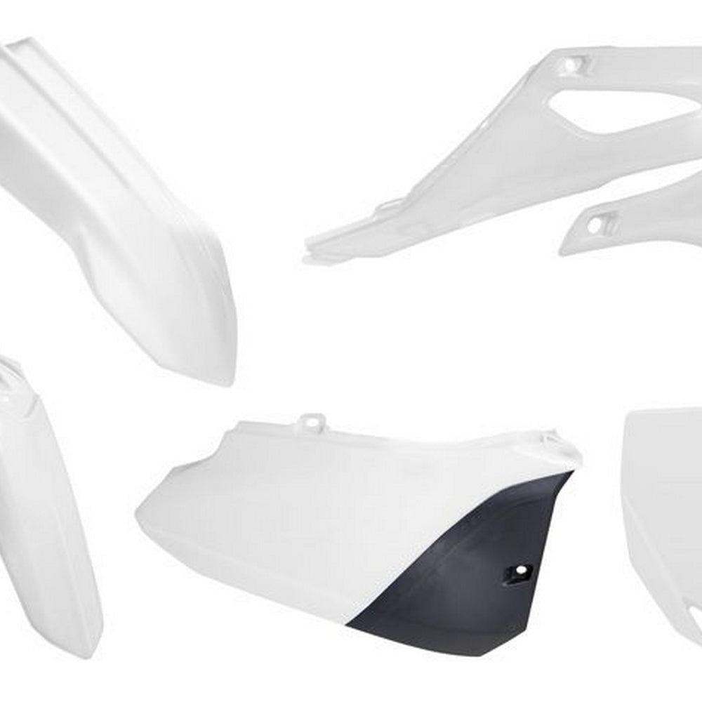 PLASTIC KIT RTECH FRONT &REAR FENDERS SIDEPANELS &RADIATOR SHROUDS &FRONT NUMBERPLATE YAMAHA YZ85