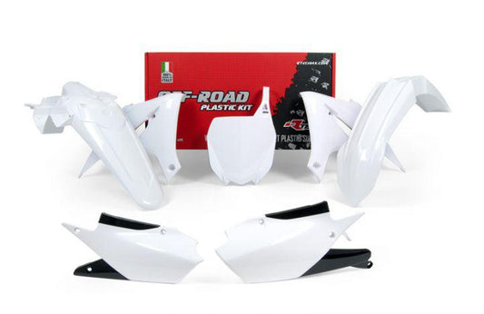 PLASTIC KIT RTECH FRONT & REAR FENDERS, SIDEPANELS & RADIATOR SHROUDS UPPER LOWER NUMBER BOARD