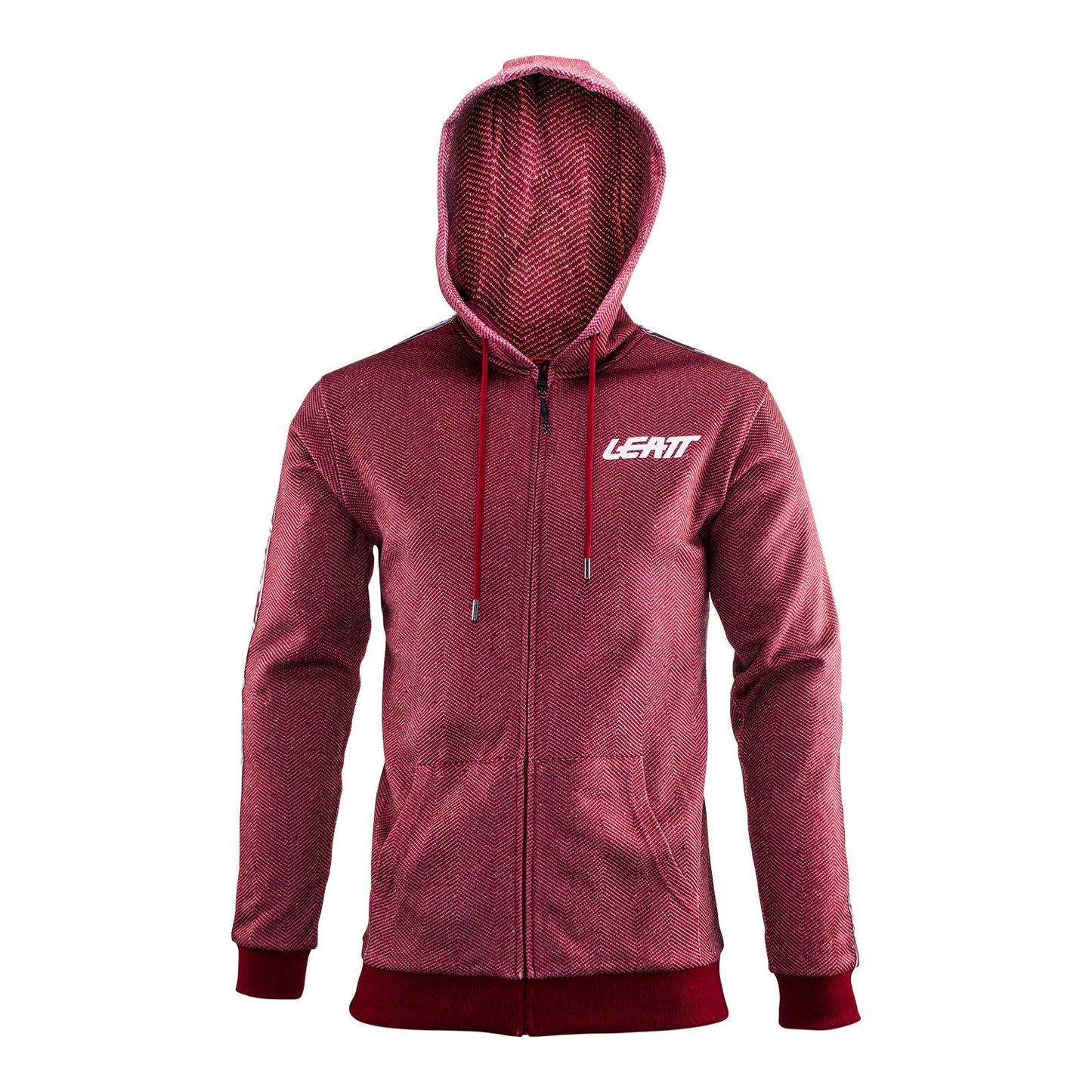 Leatt Premium Zip-Hoodie - Ruby
