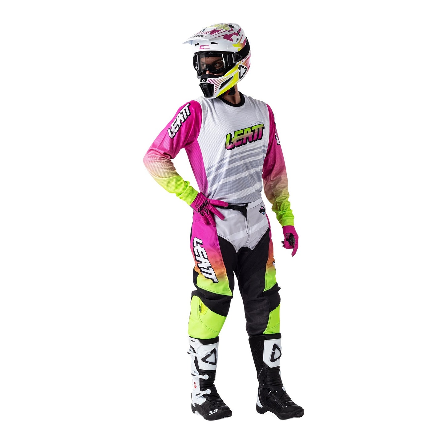 Leatt 2026 3.5 Ride Kit - Retro Pink