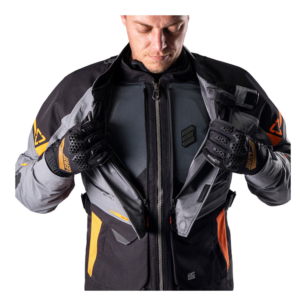 Leatt 8.5 ADV MultiTour Jacket - Iron Grey